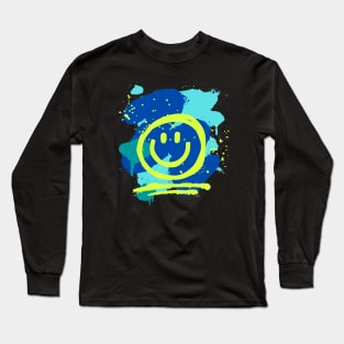 Smiley Face Long Sleeve T-Shirt